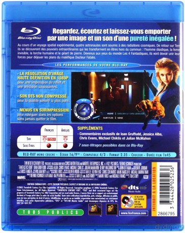 Fantastic Four (Fantastyczna Czwórka) [Blu-Ray]+[DVD]