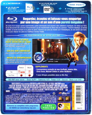 Fantastic Four (Fantastyczna Czwórka) [Blu-Ray]+[DVD]