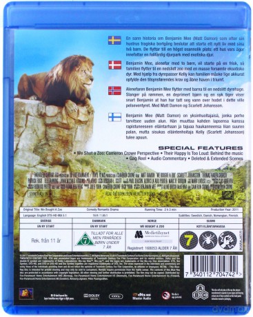 We Bought a Zoo (Kupiliśmy zoo) [Blu-Ray]