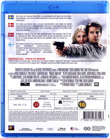 Knight and Day (Wybuchowa para) [Blu-Ray]