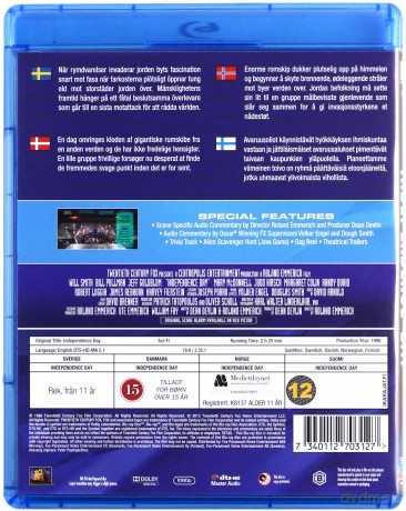 Independence Day (Dzień Niepodległości) [Blu-Ray]