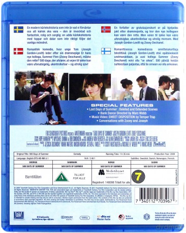 500 Days of Summer (500 dni miłości) [Blu-Ray]