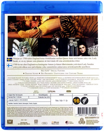 The Favourite (Faworyta) [Blu-Ray]