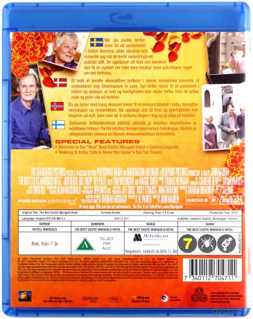 The Best Exotic Marigold Hotel (Hotel Marigold) [Blu-Ray]