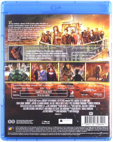 Percy Jackson: Sea of Monsters (Percy Jackson: Morze potworów) [Blu-Ray]