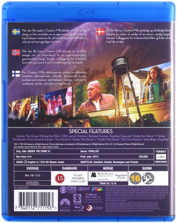 Under the Dome Season 1 (Pod kopułą) [4xBlu-Ray]