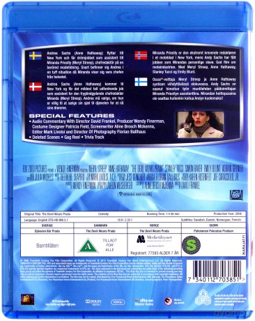 Diabeł ubiera się u Prady [Blu-Ray]