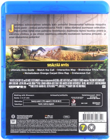 Walking with Dinosaurs (Wedrówki z dinozaurami) [Blu-Ray 3D]+[Blu-Ray]+[DVD]