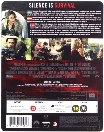 Ciche miejsce (steelbook) [Blu-Ray]