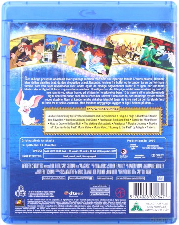Anastazja [Blu-Ray]