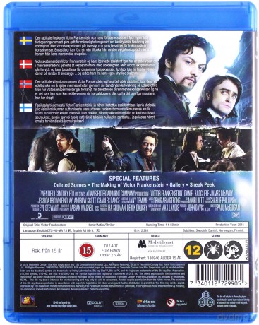 Victor Frankenstein [Blu-Ray]