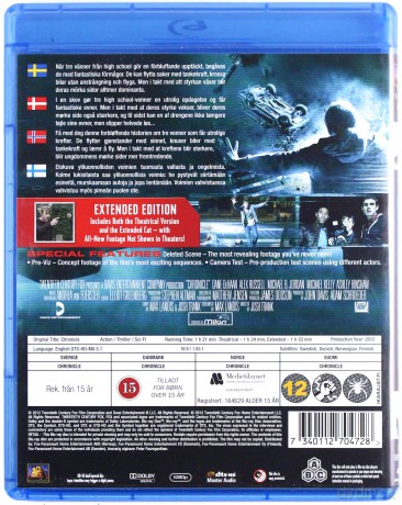 Chronicle  (Kronika) [Blu-Ray]