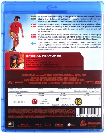 127 Hours (127 godzin) [Blu-Ray]