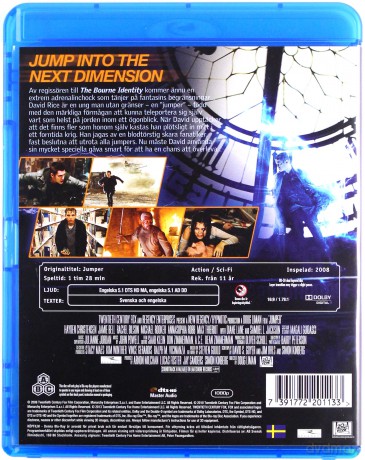 Jumper [Blu-Ray 3D]+[Blu-Ray]
