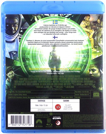 Paradoks Cloverfield [Blu-Ray]