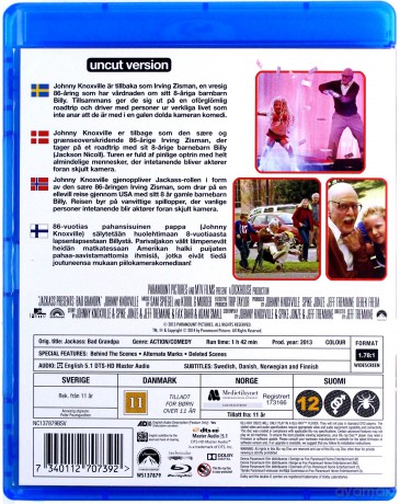 Jackass Presents: Bad Grandpa (Jackass: Bezwstydny dziadek) [Blu-Ray]