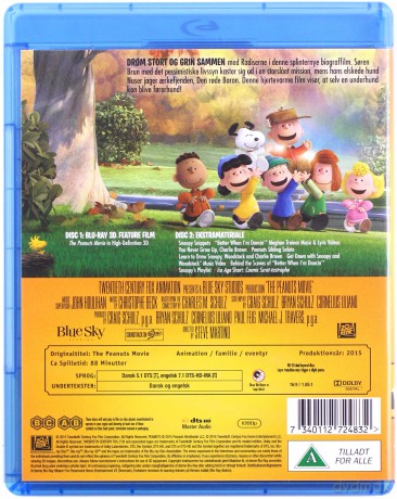 The Peanuts Movie (Fistaszki) [Blu-Ray 3D]+[Blu-Ray]