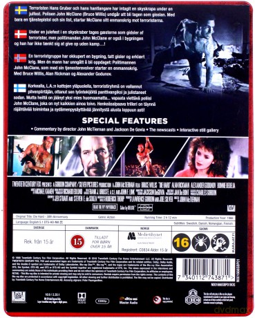 Die Hard (Szklana pułapka) (steelbook) [Blu-Ray]