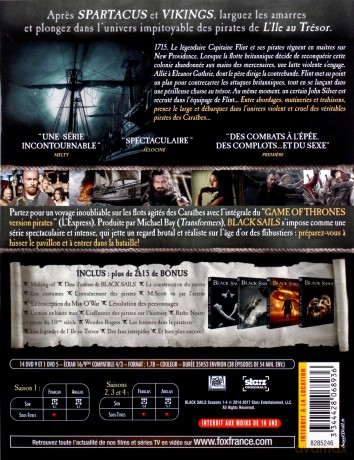 Black Sails Season 1-4 (Piraci) [15DVD]