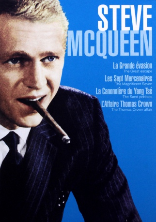 Steve McQueen Collection: The Great Escape / The Magnificent Seven / The Thomas Crown Affair / The Sand Pebbles (Wielka ucieczka / Siedmiu wspaniałych / Sprawa Thomasa Crowna / Ziarnka piasku) [4DVD]