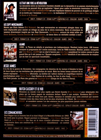 Westerns the Legends: A Fistful of Dynamite / The Magnificent Seven / The Alamo /  Jesse James / Butch Cassidy and the Sundance Kid / The Comancheros [BOX] [6DVD]