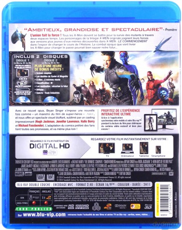 X-Men: Days of Future Past (X-Men: Przeszłość, która nadejdzie) [Blu-Ray 3D]+[Blu-Ray]