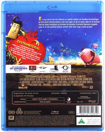 Księga życia [Blu-Ray 3D]+[Blu-Ray]