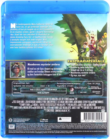 Epic (Tajemnica zielonego królestwa) [Blu-Ray]