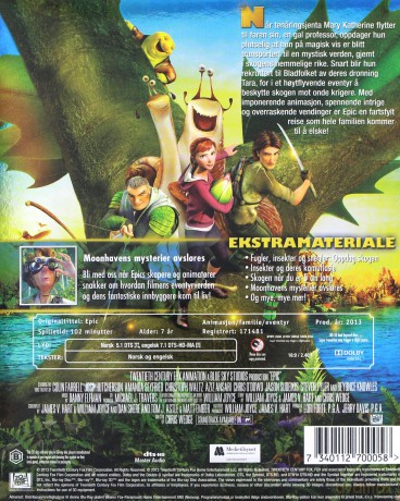 Epic (Tajemnica zielonego królestwa) [Blu-Ray]