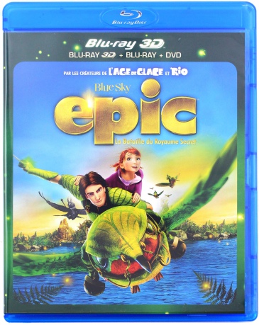 Epic (Tajemnica zielonego królestwa) [Blu-Ray 3D]+[Blu-Ray]+[DVD]