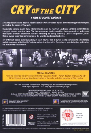 Cry of the City (Krzyk miasta) [DVD]