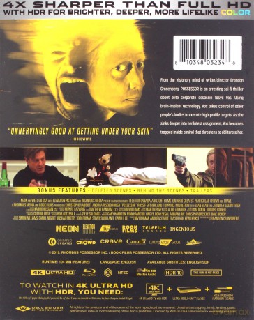 Possessor [Blu-Ray 4K]+[Blu-Ray]