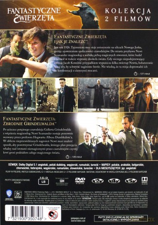Fantastyczne Zwierzęta Pakiet 1+2 [2DVD]