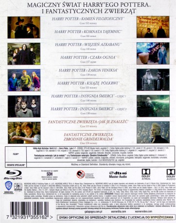 Harry Potter / Fantastyczne Zwierzęta Kolekcja [BOX] [10xBlu-Ray]