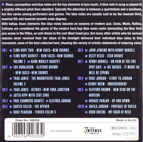 Elmo Hope Hank Mobley: Blue Notes [CD]