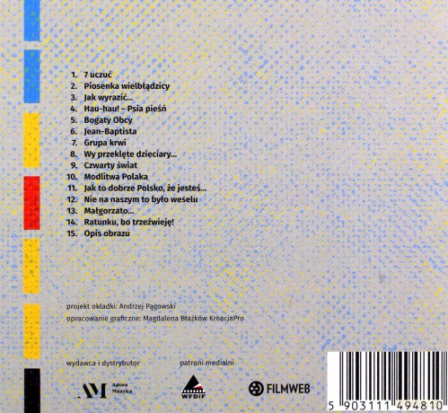 Marek Koterski: 7 uczuć. Piosenki Marka Koterskiego [CD]