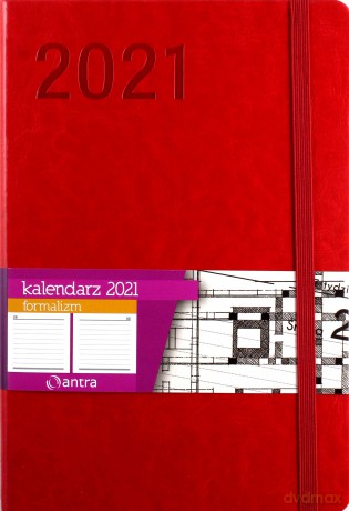 Kalendarz 2021 Formalizm A5 DNS czerwony [KALENDARZ]
