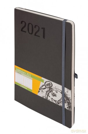 Kalendarz 2021 Impresja B5 TDW szary [KALENDARZ]