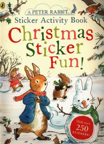 Peter Rabbit Christmas Fun Sticker Activity Book - Beatrix Potter [KSIĄŻKA]