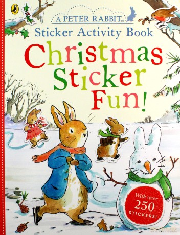Peter Rabbit Christmas Fun Sticker Activity Book - Beatrix Potter [KSIĄŻKA]