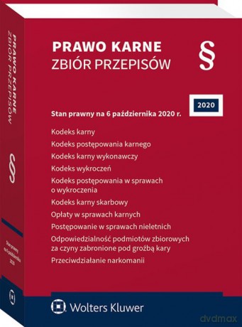 Prawo karne Zbiór przepisów [KSIĄŻKA]