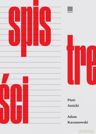 Spis treści - Adam Kaczanowski, Piotr Janicki [KSIĄŻKA]