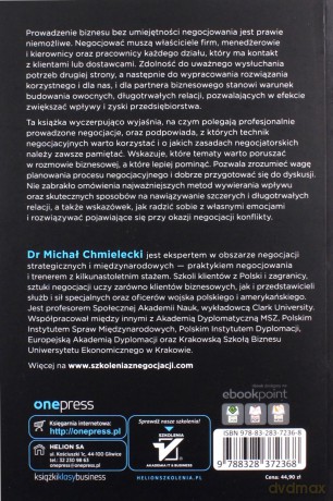 Techniki negocjacji i wywierania wpływu - Michał Chmielecki [KSIĄŻKA]