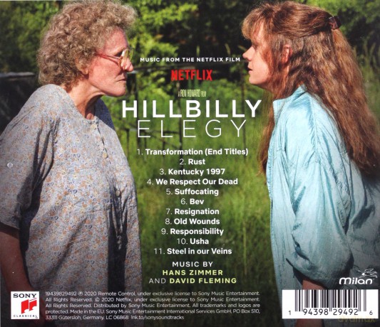 Hillbilly Elegy soundtrack (Elegia dla bidoków) (Hans Zimmer & David Fleming) [CD]