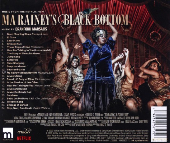 Ma Rainey's Black Bottom soundtrack (Ma Rainey: Matka bluesa) (Branford Marsalis) [CD]