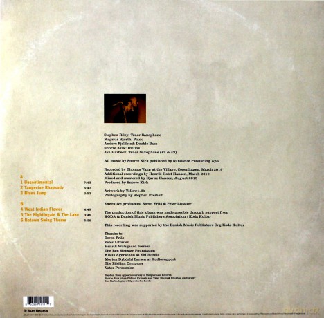 Snorre Kirk Quartet with Stephen Riley: Tangerine Rhapsody [Winyl]