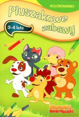 Pluszaki Rozrabiaki Pluszakowe Zabawy 3-4 Lata Kolorowanki [KSIĄŻKA]