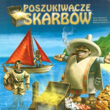 Poszukiwacze Skarbów Gra Planszowa (twarda) - Paul Randles, Mike Selinker, Bruno Faidutti [KSIĄŻKA]