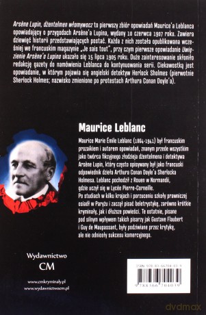 Arsene Lupin - dżentleman włamywacz - Maurice Leblanc [KSIĄŻKA]