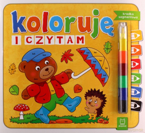 Koloruję i czytam. Kredka segmentowa [KSIĄŻKA]